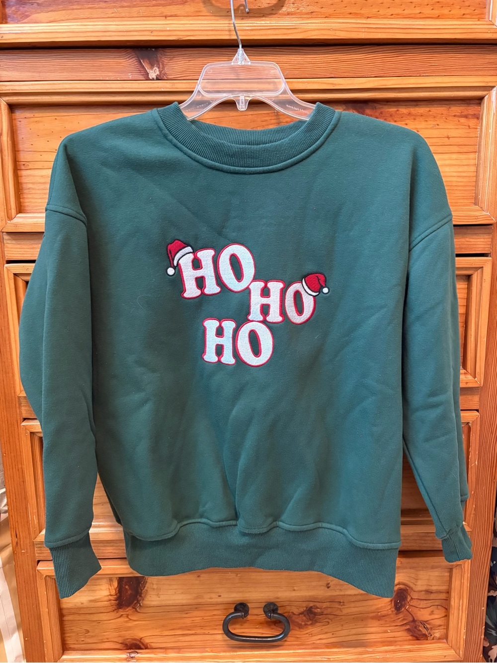 Gilli Green 'HO HO HO' Holiday Sweatshirt S